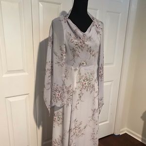 EUC CDC cocktail dress with matching wrap